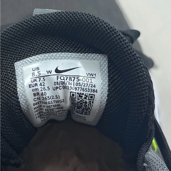 Nike Free Golf Next Nature Mens Wide Width Black Golf Shoes Spikeless FQ7875-001 - Picture 9 of 9